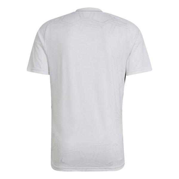 חולצת אדידס לבנה לשוערים עם פסי אדידס שחורים בכתפיים