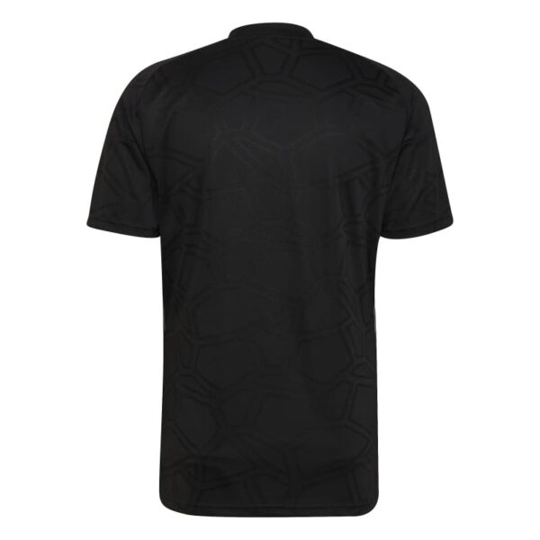 חולצת אדידס שחורה עם לוגו הפועל תל אביב אדום תמונת גב